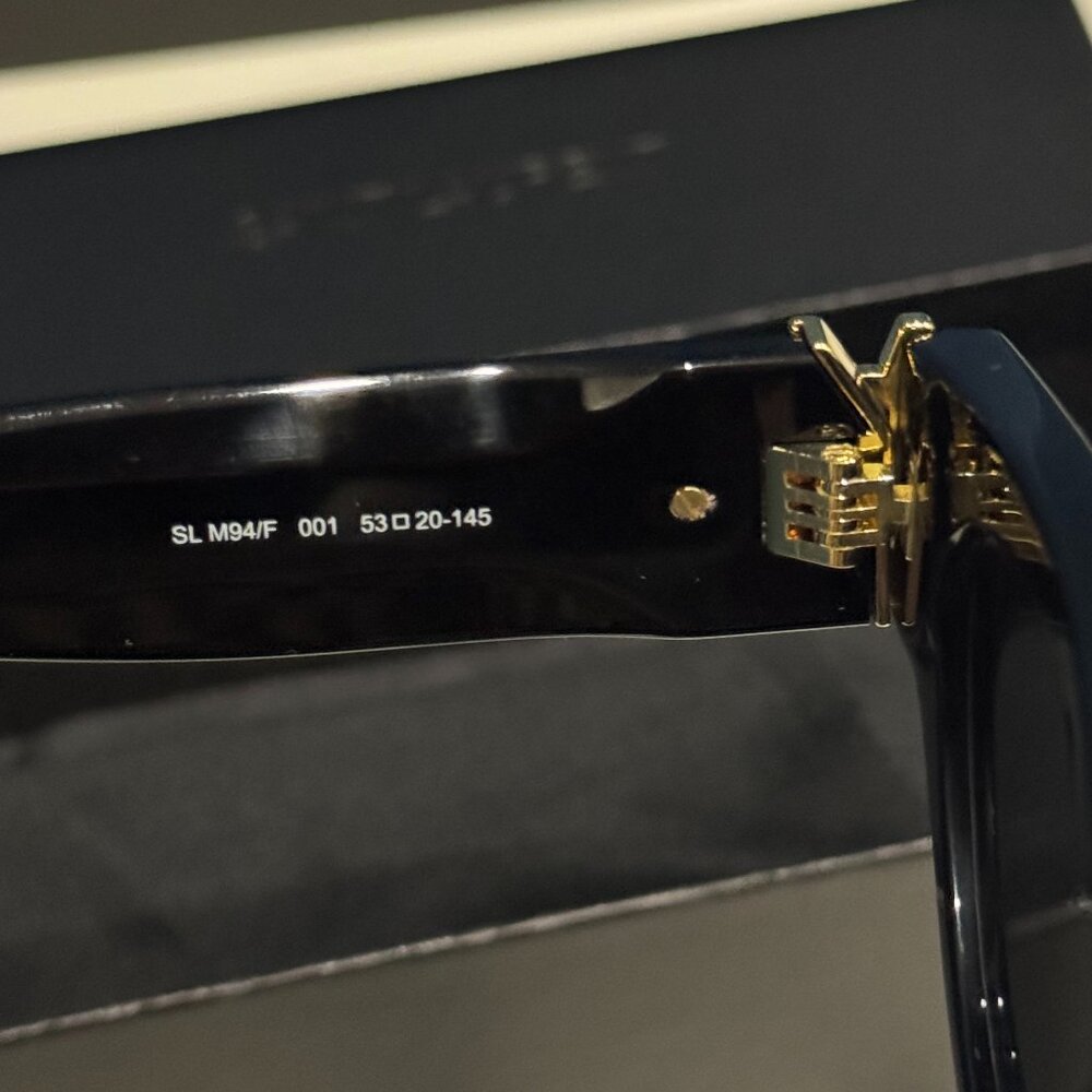 Yves Saint Laurent Black Sunglasses - Picture 11 of 13